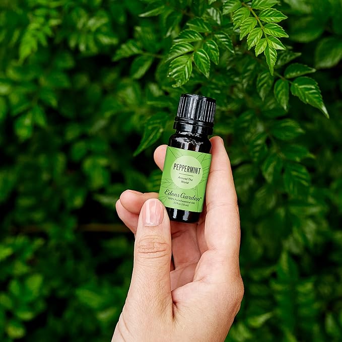 Edens Garden Peppermint Around The World Essential Oil- 100% Pure Premium Grade, Undiluted, Natural, Therapeutic, Aromatherapy, The Best for Diffuser, Candle, Laundry, Humidifiers 118 ml (4 fl oz) EdensGarden