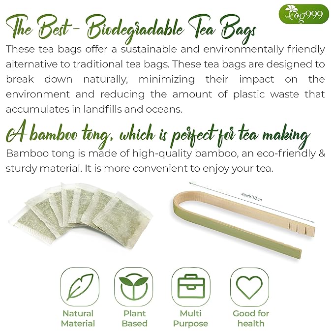 TOG999, Permium Moringa Ginger Herbal Tea – 60 Tea Bags – Caffeine-Free, Smooth & Warming Blend – Pure Ingredients, Sustainably Sourced. No Sugar. No Gluten. Vegan. - Bloomnest