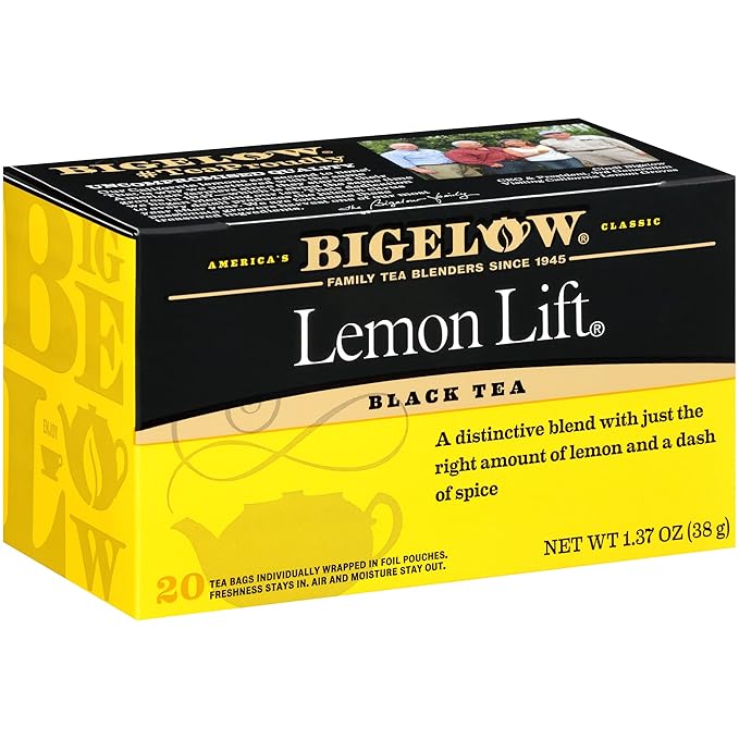 Bigelow Tea Lemon Lift Tea, 6 Count - Bloomnest