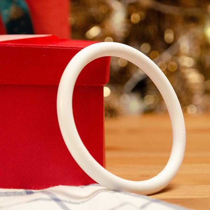 TOPFUND Crystal Singing Bowl Silicone O-Ring (Medium) - Secure Resonance & Non-Slip Protection - Bloomnest