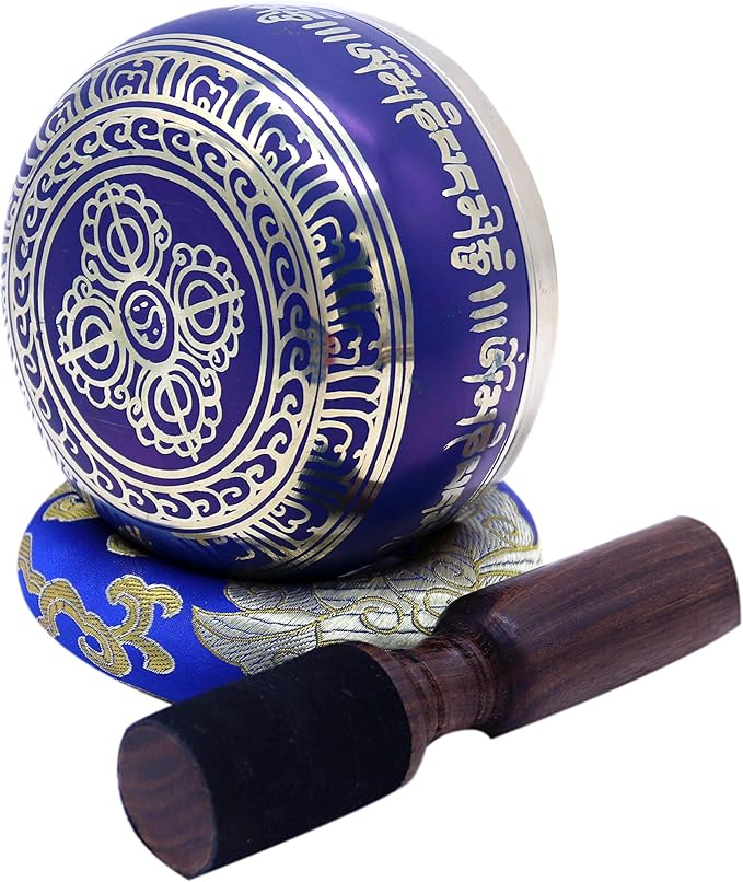 Seven Chakra Tibetan singing bowls set, choose your favorite chakra bowl, improve your chakra meditation practice (The 3rd Eye Chakra) - Bloomnest