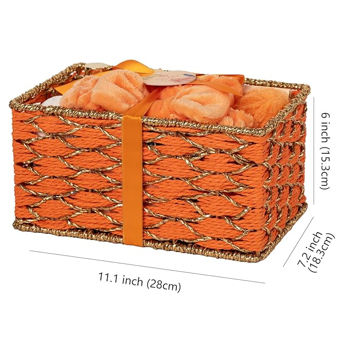 Valentines Day Gifts Basket for Women, 35 Pcs Spa Gift Basket, Face Skin Care Set, Bath and Body Kit, Relaxation Gift, Necklace, Face Cream, Christmas, Birthday, Valentines, Mother's Day