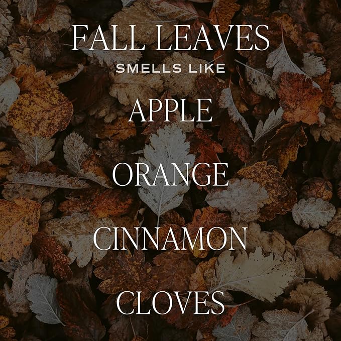 Sweet Water Decor Fall Candles for Home Scented - Hand Poured Soy Wax Autumn Candle with Apple & Cinnamon Scent - 40 Hour Burn Time Long Lasting Fall Candles Soy - Amber Glass Jar for Candle Decor - Bloomnest