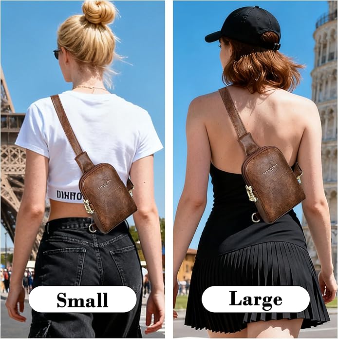 INICAT Small Sling Bag for Women Everyday & Travel Crossbody Bags Lightweight Cross Body Purses Vegan Leather - Bloomnest