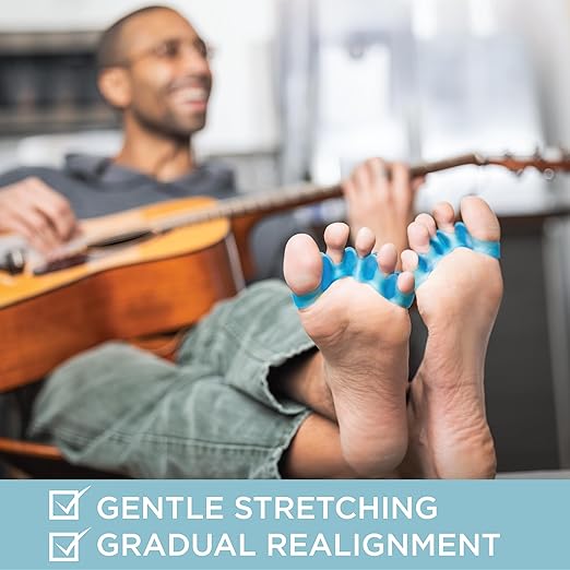 Mind Bodhi Toe Separators/Toe Spacers - For Men and Women - Large Size - Clear - Bloomnest
