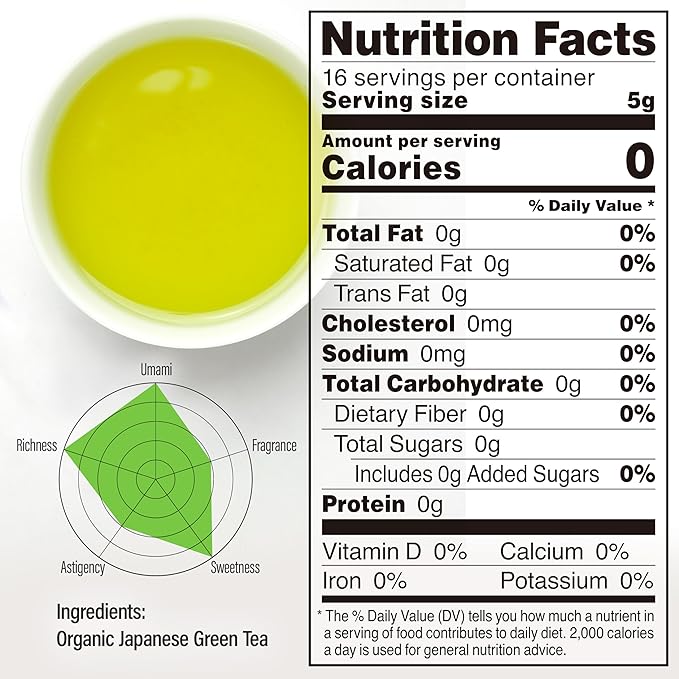 chaganju Green Tea Sencha Fukamushi - deep-steamed green tea - Japanese Organic Loose Leaf Tea, 80g【YAMASAN】 - Bloomnest
