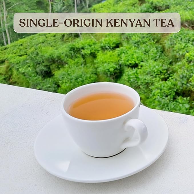 Akina Single-Origin Pineapple Black Tea Bags | 100% Naturally Fruit Tea Flavored, Kenyan Origin, Gourmet, Tropical (25 String & Tag Bags, 50g) - Bloomnest