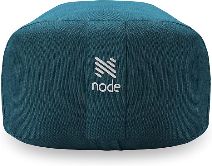 Yoga Meditation Cushion, 25" x 12" Rectangular Bolster with Organic Cotton Cover - Bloomnest