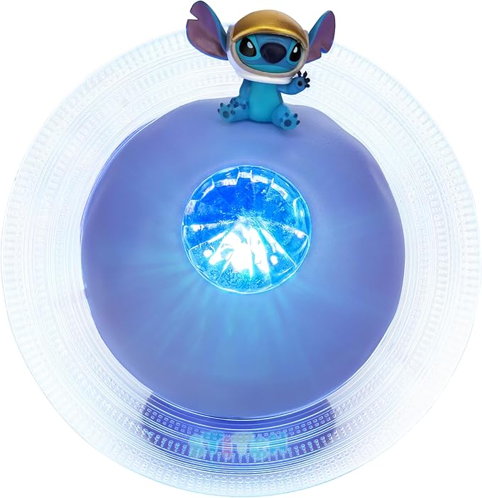 Paladone Lilo & Stitch Galaxy Projection Light, Officially Licensed Disney USB Rechargeable Colour Changing LED Lamp with Remote for Kids & Adults, Bedroom Décor - Bloomnest