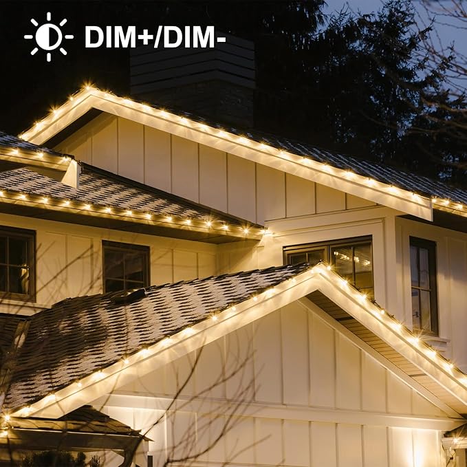 echosari 25 Pack C9 LED Replacement Christmas Light Bulbs for Outdoor String Lights, 0.8W UL Listed Commercial Grade Holiday Bulbs, C9/E17 Candelabra Base Sockets (Warm White) - Bloomnest