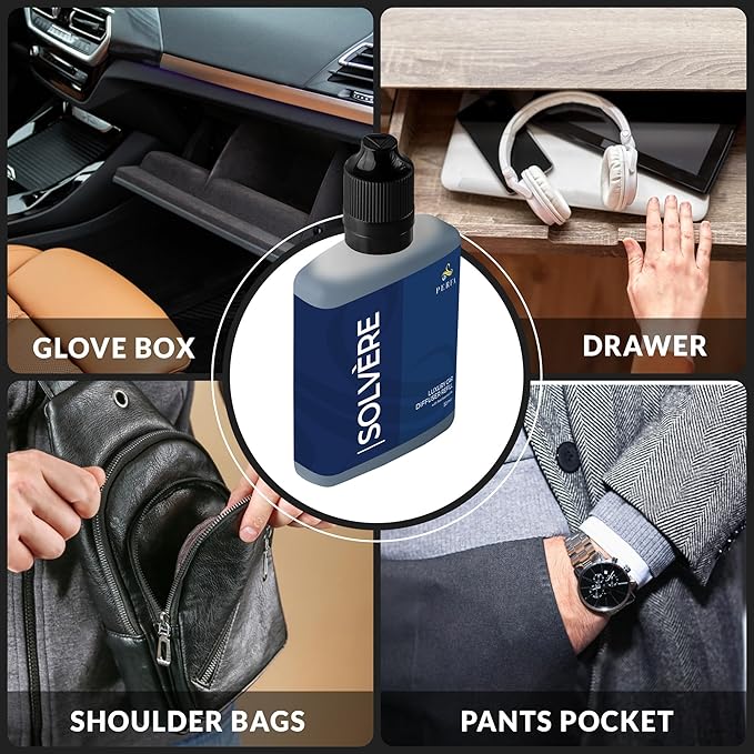 Solvère Car Air Freshener Refill (50ml) | Long Lasting Car Perfume with Solvère Fragrance | Strong Automotive Air Freshener by Perfa - Bloomnest