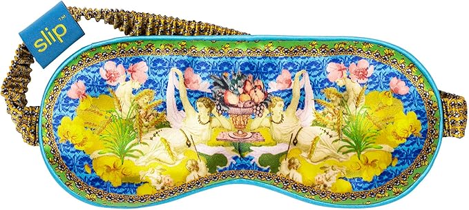 slip Pure Silk Sleep Mask - 100% Pure 22 Momme Mulberry Eye Mask - Comfortable Sleeping Mask with Elastic Band + Silk Filler and Internal Liner, Zodiac Collection: Virgo - Bloomnest