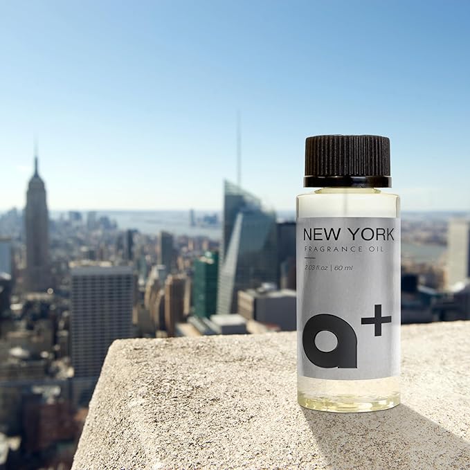 Aromar+ Fragrance Oil – New York-Inspired by 1 Hotel – Luxury Scent Experience with Geranium, Floral Mix, Vanilla & Wood – for Waterless Diffusers – Long-Lasting Home Aroma – 2oz/60mL - Bloomnest