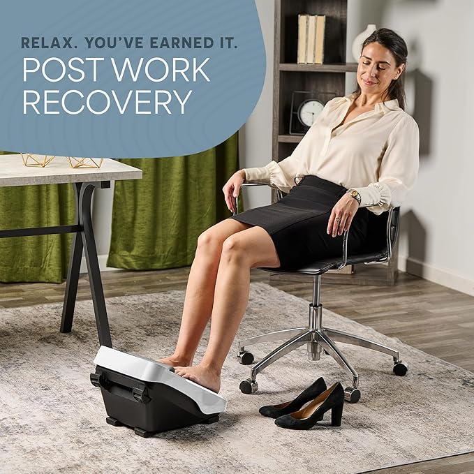 LifePro Foot Massager for Neuropathy - Relaxing Calf and Foot Therapy with Heat Option for Maximum Soothing Relief - Massager for Blood Circulation and Revitalization - Bloomnest