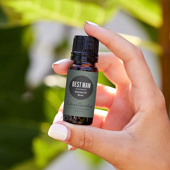 Edens Garden Best Man Essential Oil Blend- 100% Pure Premium Grade, Undiluted, Natural, Therapeutic, Aromatherapy, The Best for Diffusing, Skin, Candle, Humidifiers 10 ml (.33 fl oz) EdensGarden