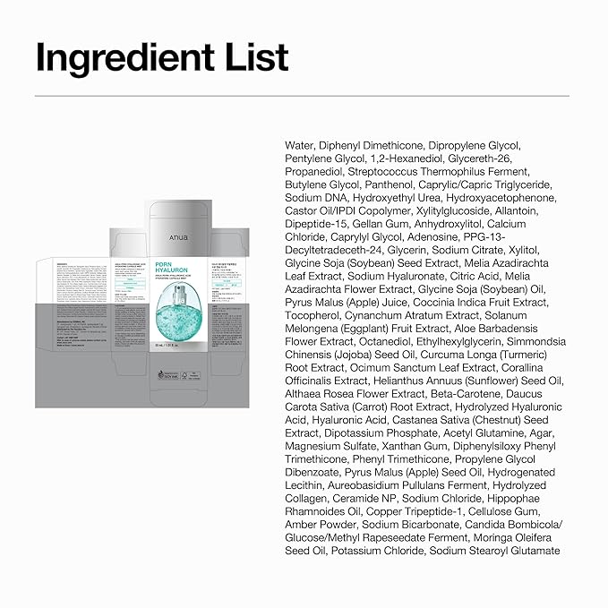 ANUA PDRN Collagen Glow Facial Serum Spray, Hydrating Face Mist, Hyaluronic Acid, dewy Glass Finish, All Skin Types, Instant Plumping Hydration, Firming Care, Korean Skincare, 1.01 fl oz - Bloomnest