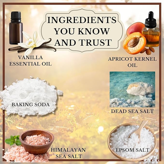 Relaxation Gifts for Women. 6 Self Care Gifts, Mineral-Rich Vanilla Bath Salt, Pumpkin Spice Bath Soap, Bath Bomb Truffles. Spa kit That Will Leave her Skin so Soft. - Bloomnest