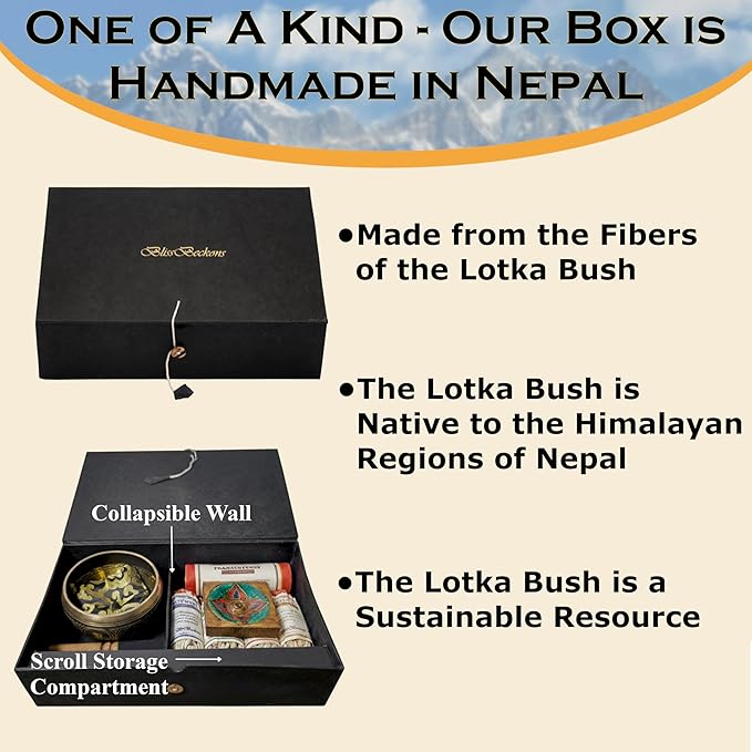 Meditation Accessories Gift Set With Guide: 4.5" Tibetan Singing Bowl Set,150 pcs Handmade Incense Variety Pack: Frankincense, Patchouli, Amitabha Buddha, Rose, Sandalwood, With Incense Holder - Bloomnest