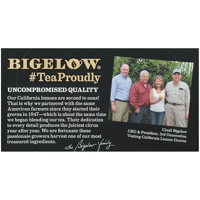 Bigelow Tea Lemon Lift Tea, 6 Count - Bloomnest