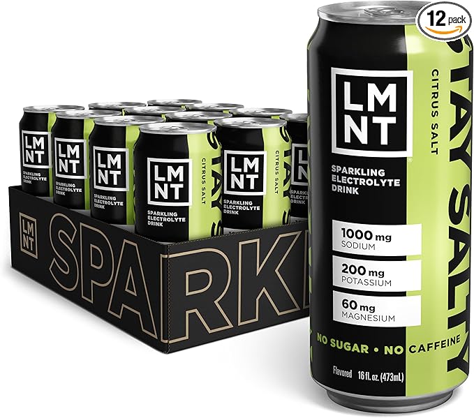 LMNT Sparkling Electrolyte Drink - Citrus Salt | 12-Count - Bloomnest