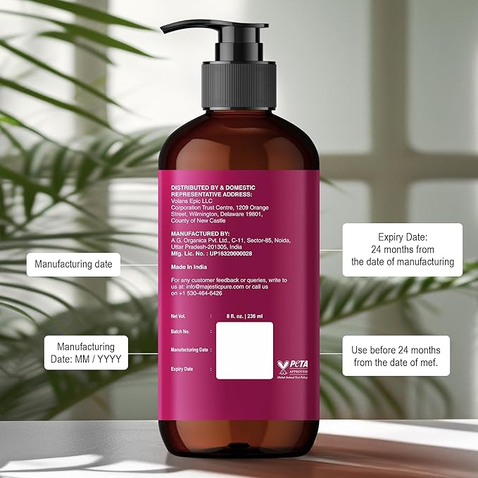 MAJESTIC PURE Cocoa Massage Oil for Massage Therapy - Refreshing, and Relaxing - Natural Oils with Cocoa Butter, Vitamin E & Lavender Oil - for All Skin Types - Men and Women - 8 fl oz - Bloomnest