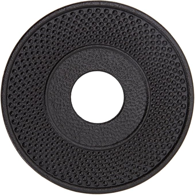 Juvale Cast Iron Teapot - 1200 mL, Black, 2 Cups - Japanese Tea Set with Stainless Steel Infuser & Stovetop Kettle for Loose Leaf Tea