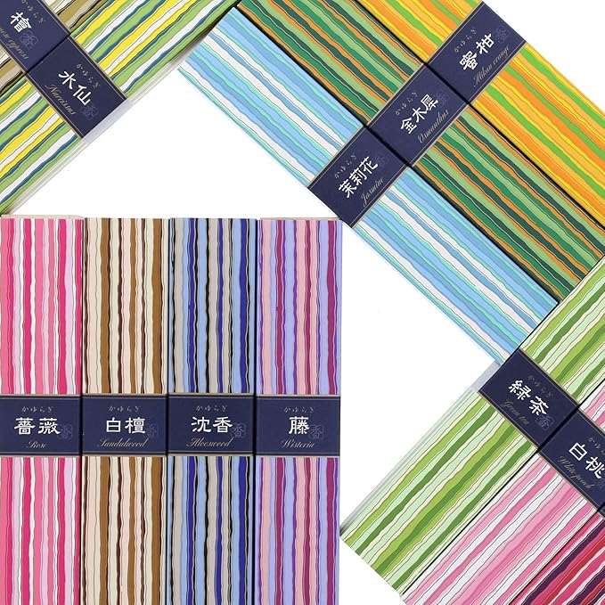 nippon kodo Kayuragi Incense Sticks - Sandalwood, Japanese Quality Incense NIPPONKODO