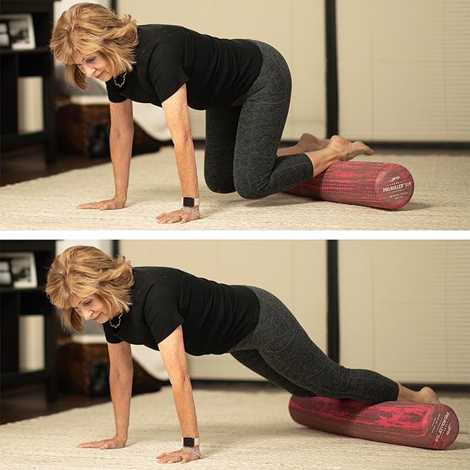 OPTP PRO-Roller Soft Density Foam Roller – Low Density Soft Foam Roller for Physical Therapy, Pilates, Yoga Foam Roll Exercises, and Muscle Recovery - Pink 36" x 6" - Bloomnest