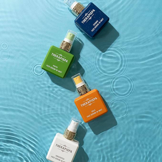 THERAPISPA Face Serum-In-Mist – Glow-Boosting Face Mist & Spray Serum with Niacinamide, Panthenol & Hyaluronic Acid for Smoothing & Hydrating Skin (Vitamin, 2.0 fl oz) - Bloomnest