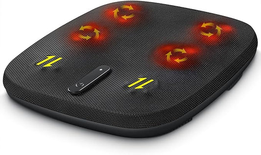 Nekteck Shiatsu Foot Massager with Heat, FSA Eligible Electric Kneading Feet Massage Machine for Plantar Fasciitis Pain Relief, Built-in Infrared Heat Function for Home and Office Relax, HSA Eligible - Bloomnest