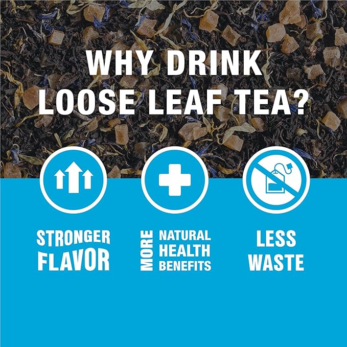 Tiesta Tea - Passion Berry Jolt, Loose Leaf, Raspberry Passion Fruit Black Tea, Premium Caffeinated Blend, Make Hot or Iced & Brews Up to 50 Cups, 4oz Refillable Tin - Bloomnest