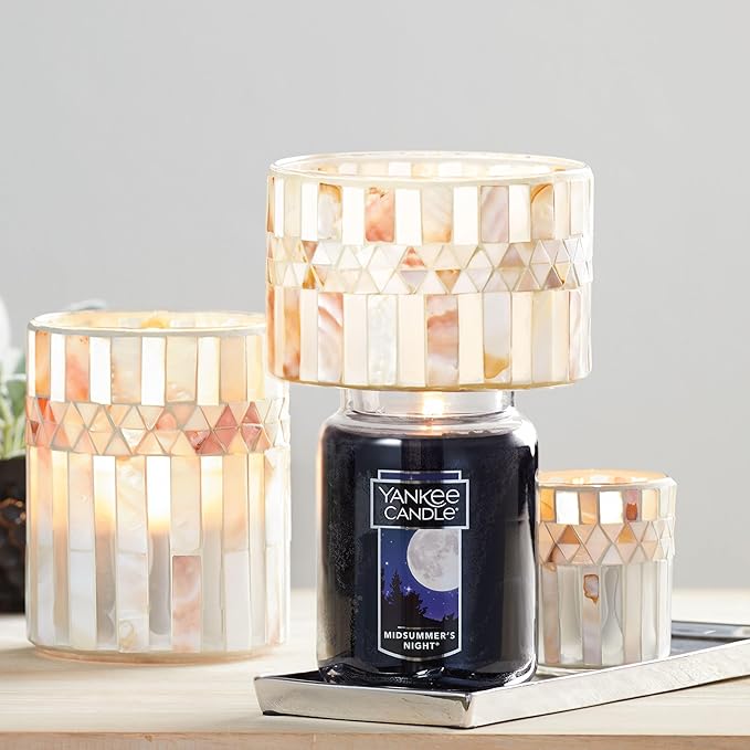 Yankee Candle MidSummer's Night Scented Classic Large Single Wick Jar Candle 22oz with Over 110 Hours of Burn Time Ideal for Dinner Parties Relaxing Saturdays and Special Occasions - Bloomnest