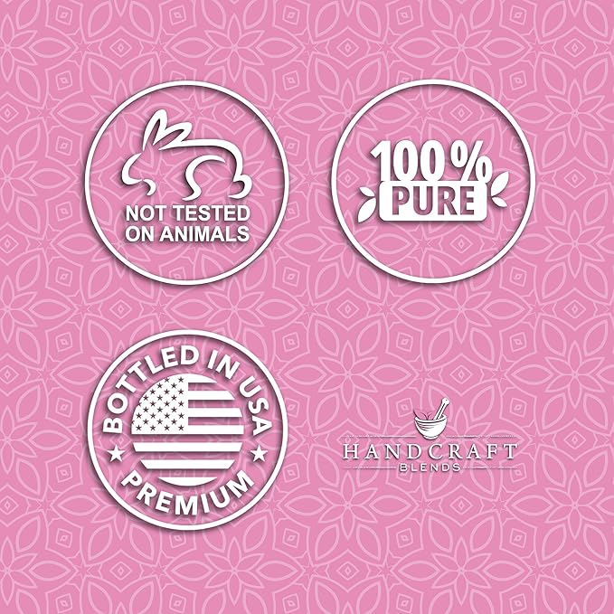 Handcraft Blends Geranium Essential Oil – 1 Fl Oz – 100% Pure and Natural – Premium Grade Essential Oil for Diffuser and Aromatherapy, Skin, Massage, Candle and Soap Making Fragrance - Bloomnest