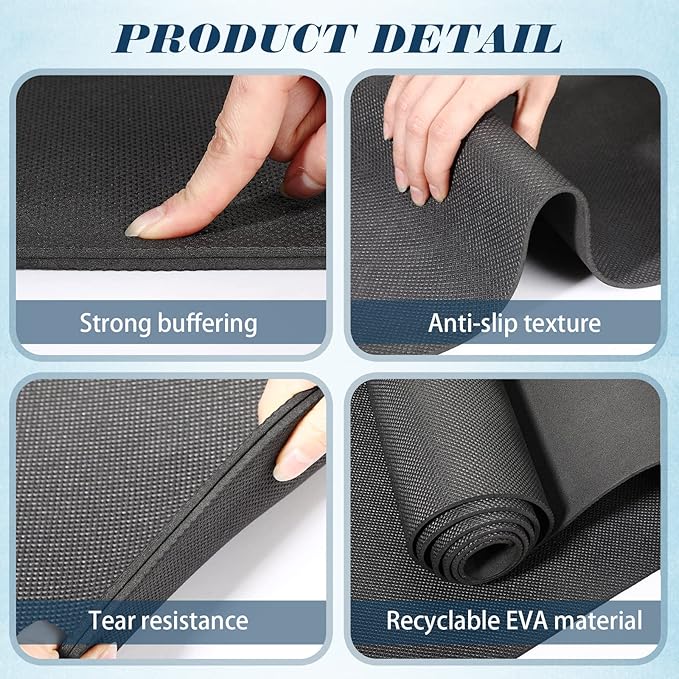 10 Pack Yoga Mats Bulk, 68'' x 24'' x 4mm Thick Yoga Mats for Kids and Adult Gym Mats Bundle Latex Free Exercise Mats with Non Slip Texture for Outdoor Yoga, Pilates or Workout - Bloomnest