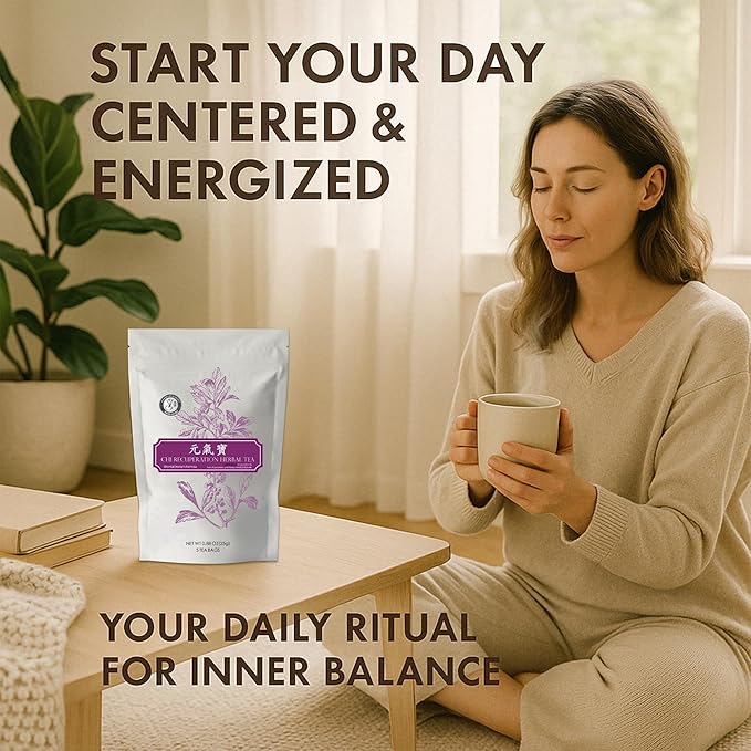 Herb Guru CHI Recuperation Tea Bags | Traditional Herbal Blend With 5 Tea Bags for Daily Balance, Comfort, and Unwinding | No Caffeine Wellness Gifts and Relaxation Gifts for Any Season