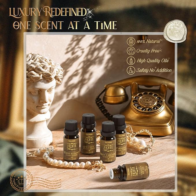 SALKING Hotel Diffuser Oil, Luxury Hotel Fragrance Oil Gift Set, Premium Essential Oil for Diffuser Inspired by The Most Popular 5-Star Scents, Holiday Gifts - Bloomnest