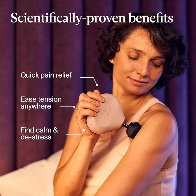TheraGun Mini (3rd Generation) by Therabody – Ultra-Portable Massage Gun and Travel Essential for Fast, Effective Pain and Tension Relief Anywhere (Desert Rose) - Bloomnest