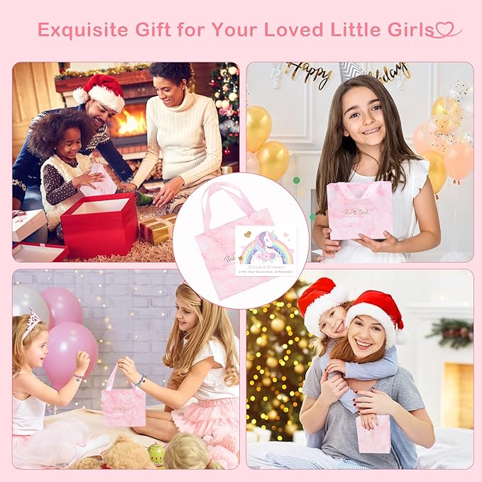 Charm Bracelet Jewelry Making Kit - A Perfect Birthday Holiday Gift for Girls Age 6 7 8 9 10 with Portable Jewelry Box, Cute & Sparkling to Inspire Creativity and Self-Expression, Great Value - Bloomnest