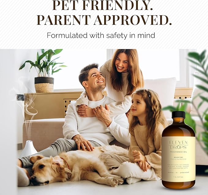 Bougie 540 Diffuser Oil – Premium Fragrance Oil with Radiant Amber & Jasmine Notes – Elegant Aroma for Cold Air Diffusers, Home, Office, Candle Making, Pet Friendly, 16 Fl.Oz Glass Bottle - Bloomnest