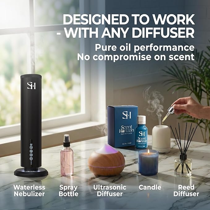 Inspired by 6-Star Hotel Monaco No.01 | Hotel Collection Diffuser Oil, 0.5 Fl oz, (15 ml) Scent Hotel Oil for Ultrasonic Diffuser and Waterless Diffuser, Luxury Highly Concentrated Fragrance Oil - Bloomnest