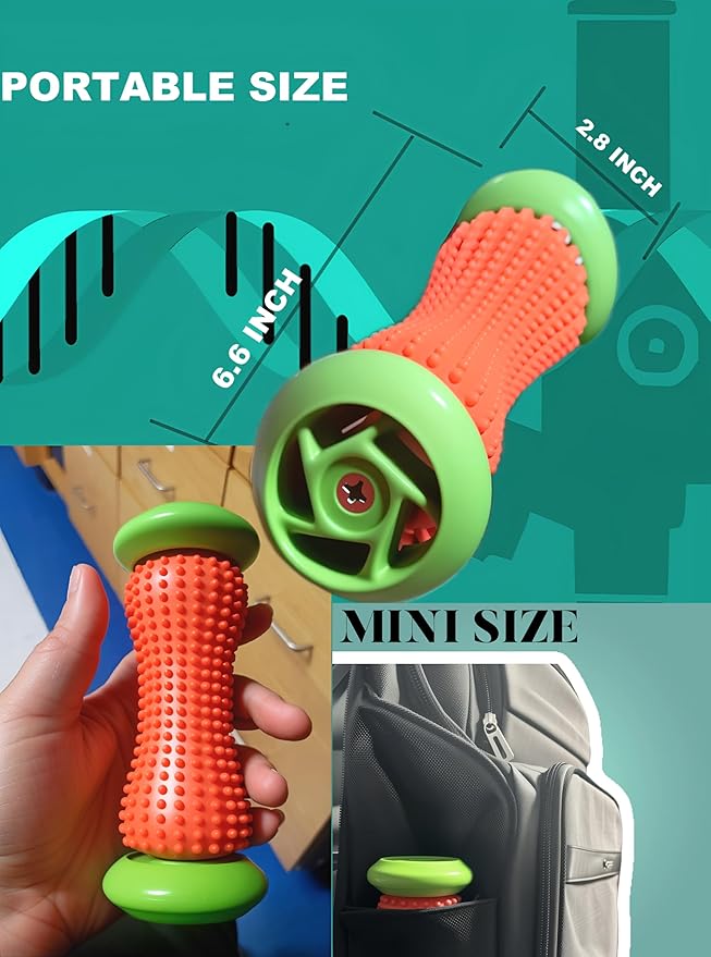 Reflexology Foot Massager Tool, Plantar Fasciitis Relieve Diabetic Neuropathy,Acupressure Trigger Point Therapy, Heel Arch Arthritis - Bloomnest