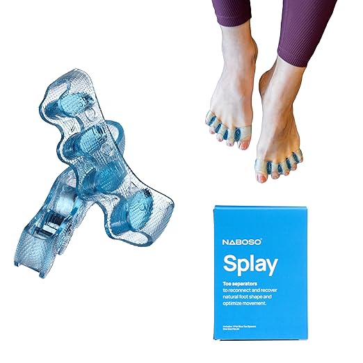 NABOSO Splay Gel Toe Stretcher, Separator - Blue (Version 1.0) - Bloomnest