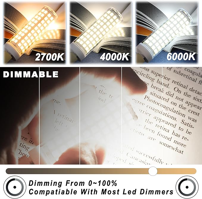 ALIDE E12 100W Dimmable Replacement LED Candelabra Bulbs C7,6000K Daylight Bright Cool White,1000 Lumen T6 E12 10W LED Chandelier Light Bulbs for Ceiling Fan Pendant Lighting Salt Lamp,5 Pack - Bloomnest