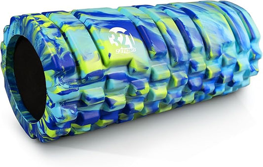 321 STRONG Foam Roller - Medium Density Deep Tissue Massager for Muscle Massage and Myofascial Trigger Point Release, with 4K eBook