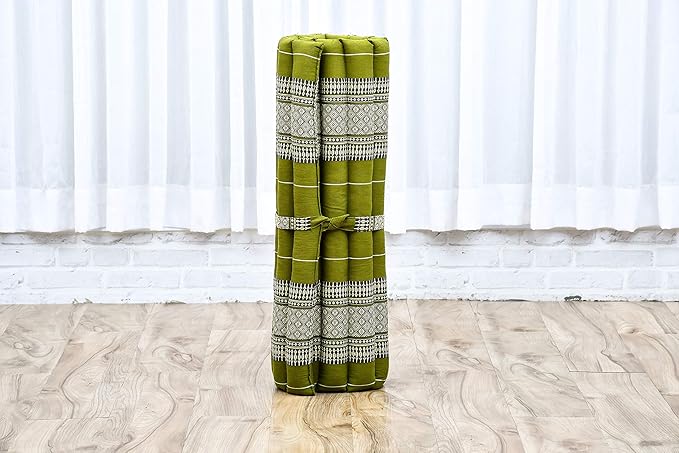 Leewadee Zabuton Seating Cushion – Square Floor Seat for Meditation Exercises, Light Yoga Mat Filled with Kapok - Bloomnest