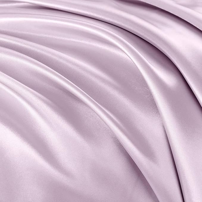 Purple Silk Pillowcase for Hair and Skin Made in USA, Pure 22 Momme Silk Pillow Cases Queen with Zipper, 6A Grade, Anti Aging, Anti Acne, Hypoallergenic, 1 Pc 20"x30" (Queen, Purple) - Bloomnest