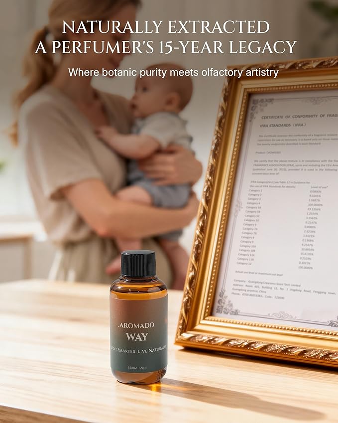 AROMADD Way Diffuser Oil Inspired by Luxury Hotel Scent 3.38 Fl Oz (100ml), Aroma Diffuser & Hotel Fragrance Diffuser Oil, Essential Oil Diffuser for Aromatherapy, Long-Lasting - Bloomnest