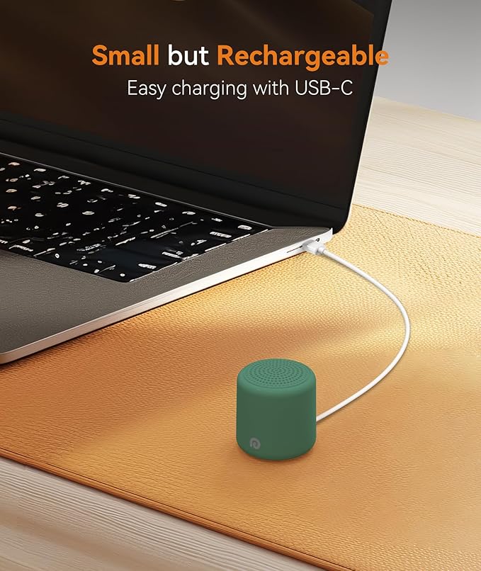 Dreamegg Travel White Noise Machine - Portable Sound Machine for Baby Adults, Travel Sound Machine for Sleep, 16 Nature Sound, Timer, White Noise Machine for Sleeping Gift, Pine