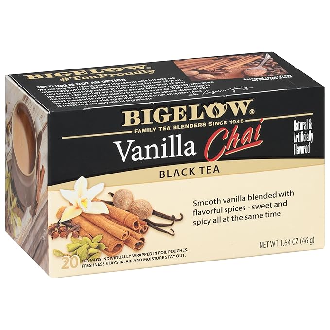 Bigelow Vanilla Chai Tea Bags - 20 ct - Bloomnest
