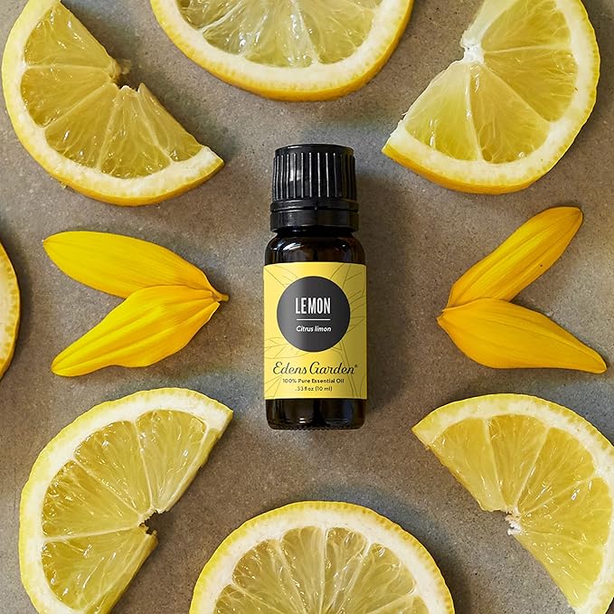 Edens Garden Lemon Essential Oil- 100% Pure Premium Grade, Undiluted, Natural, Therapeutic, Aromatherapy, The Best for Diffuser, Laundry, Humidifiers, Kid Safe 10 ml (.33 fl oz) EdensGarden